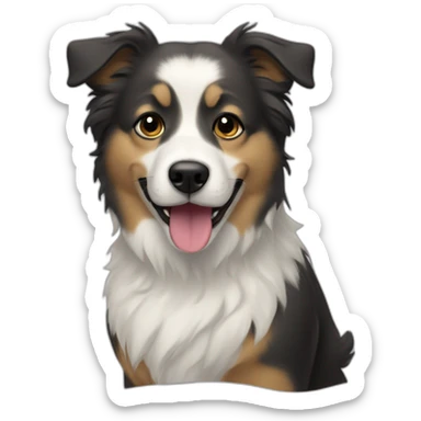 Sirius black dog spitz sticker