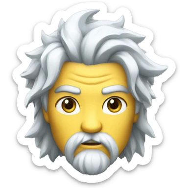 zeus lightning sticker