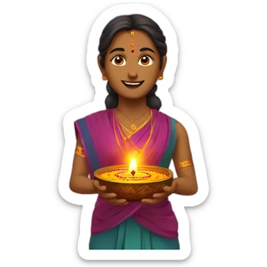 Diwali sticker
