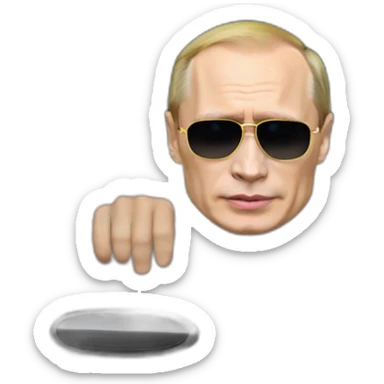putin in rolls royce sticker