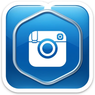 Instagram verification badge emoji with eight edges sticker