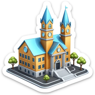 3D Clash of Clans look Futuristic Town Hall sticker