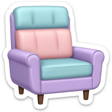 Pastel furniture sticker