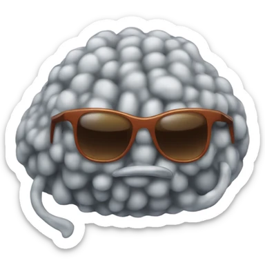 golgi with sunglasses sticker