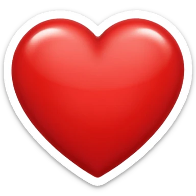 Emoji de corazon sticker