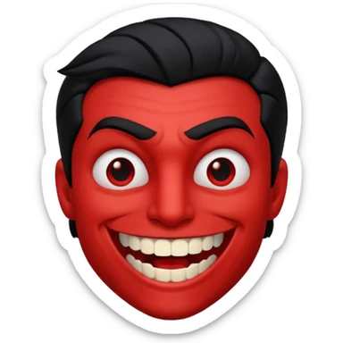 alastor smile sticker