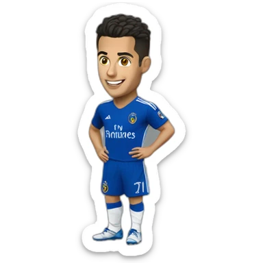 cristiano with t-shurt al-nasr sticker