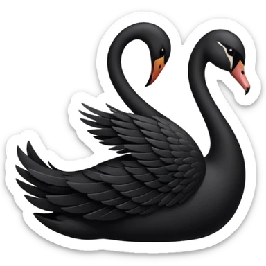 Cisne negro sticker