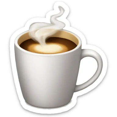 Coffee sticker