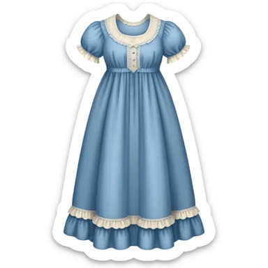 victorian nightgown sticker