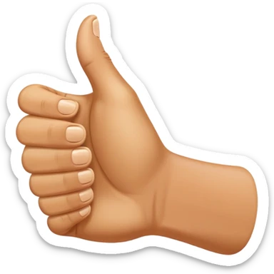 thumb up hand thumb smiling sticker