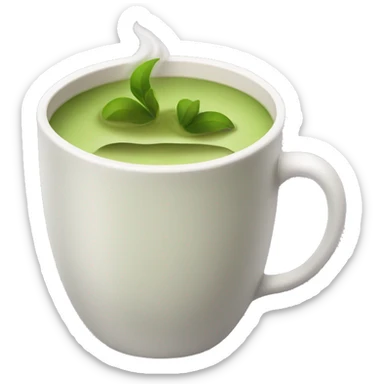 matcha tea sticker