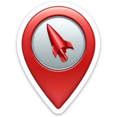 location marker sticker