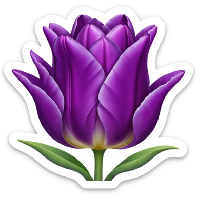tulipan celest3 sticker