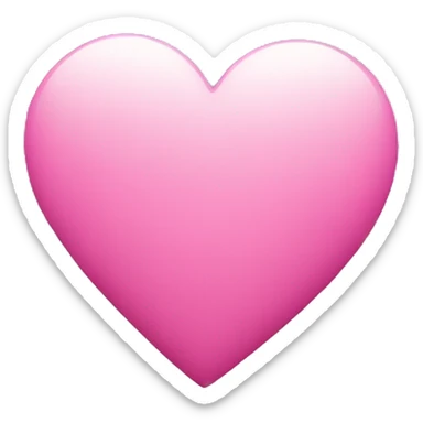 pink heart in clouds  sticker