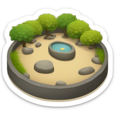 Zen Garden sticker