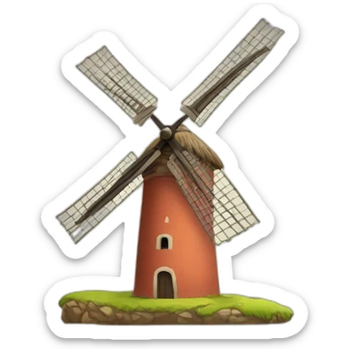 Molino de viento sticker