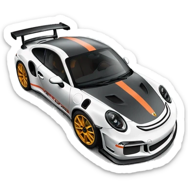 Porsche gt3 rs  sticker
