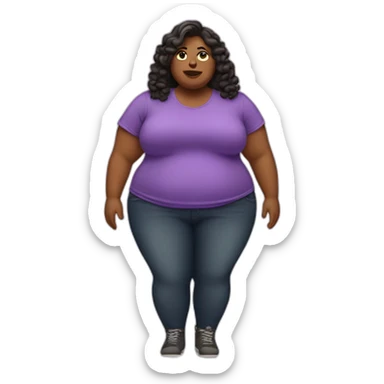 fat feminist sticker