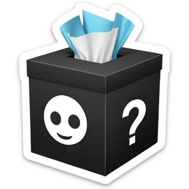 3d-style-black-hot topic-box,-slightly-open-with-tissue-paper-inside,-hot topic-logo-on-the-center,-same-square-shape-and-proportions-as-reference,-minimal,-on-white-or-transparent-background,-more-variations-of-the-box-with-the (1) sticker