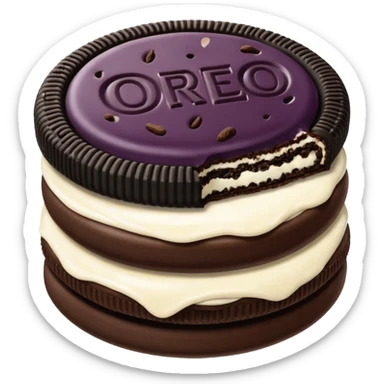 DChinz said it's oreo time oreo cokkie sticker