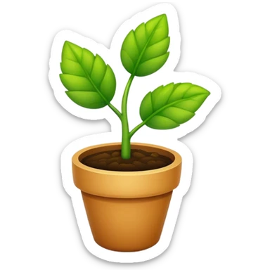 plante verte sticker