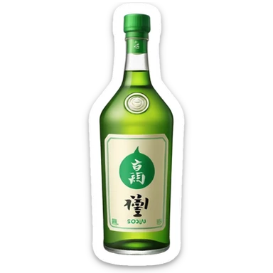 korea soju sticker