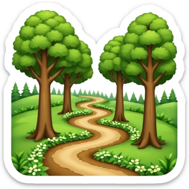 nature trail sticker