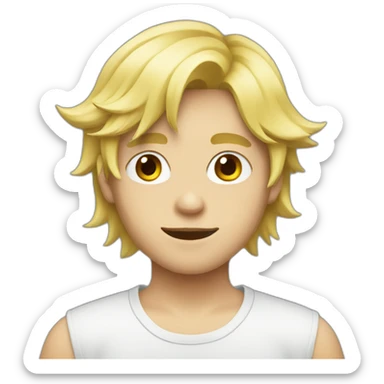 blond eboy sticker