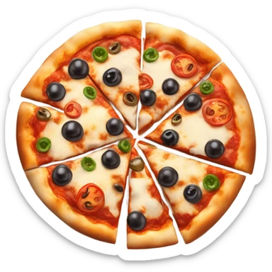 Pizza sticker
