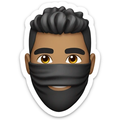 Ninja streamer with low taper fade sticker