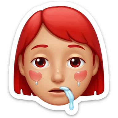 naso che cola, fai solo il naso sticker