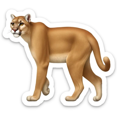 Cougar Walking sticker