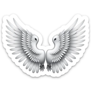 Wings both Left and right side sticker