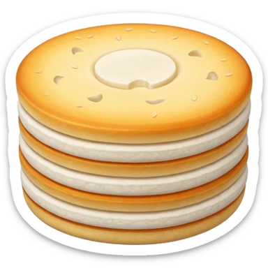 Okay, take the eggs out of that picture and put rice cakes in it. sticker