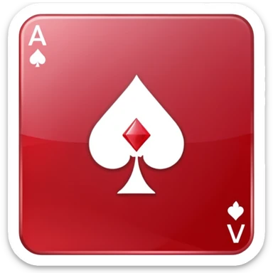 Ace of Diamonds Icon sticker