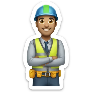 trabajador sticker