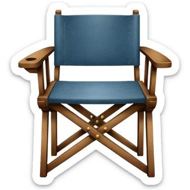 Actor’s chair front view sticker