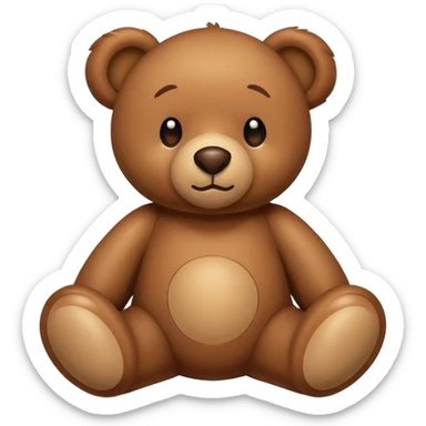 Teddy bear sticker