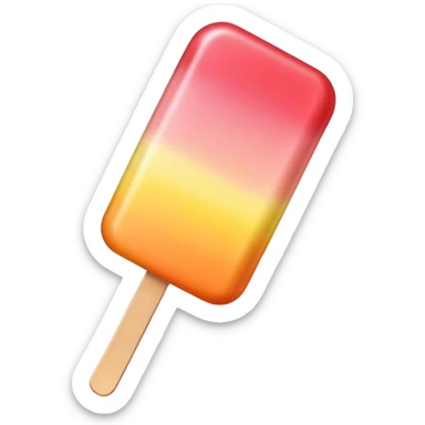 Popsicle ombre, fat size sticker