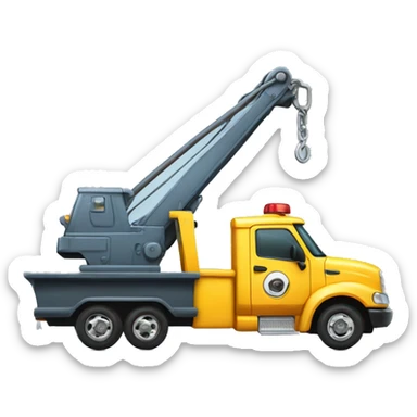 
tow truck sticker