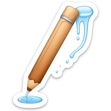 Veiny stick skin color with white liquid sticker