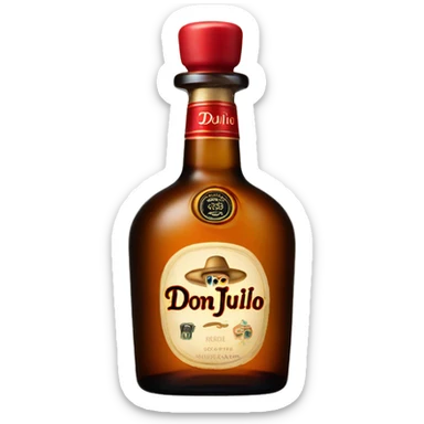Don Julio Reposado bottle  sticker