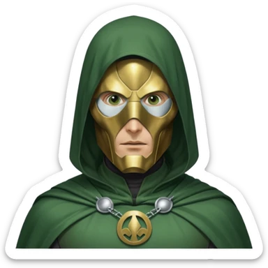 Mads Mikkelsen as Doctor Victor von Doom No mask sticker