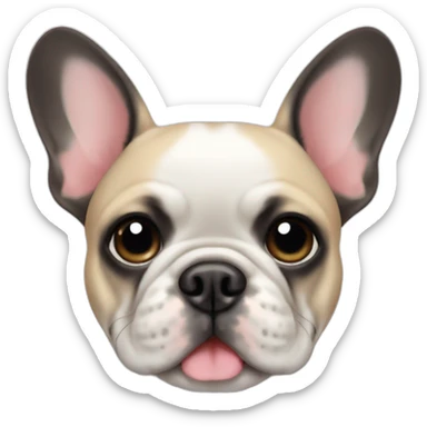 Cute little French Bulldog sticker