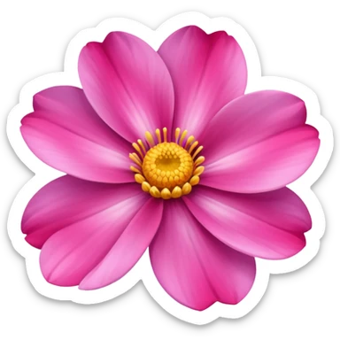 a beautiful flower sticker