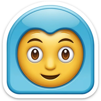 Beyaz kulaklık sticker