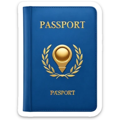 passport booklet sticker