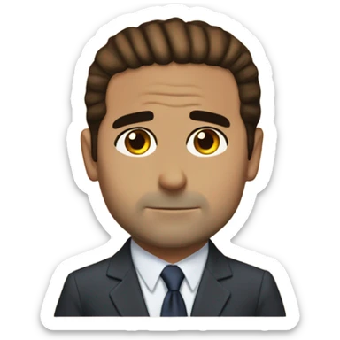 Michael Scott from the office sticker