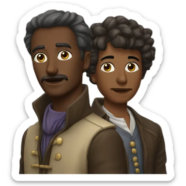 Bourigeaud et désiré Doué  sticker